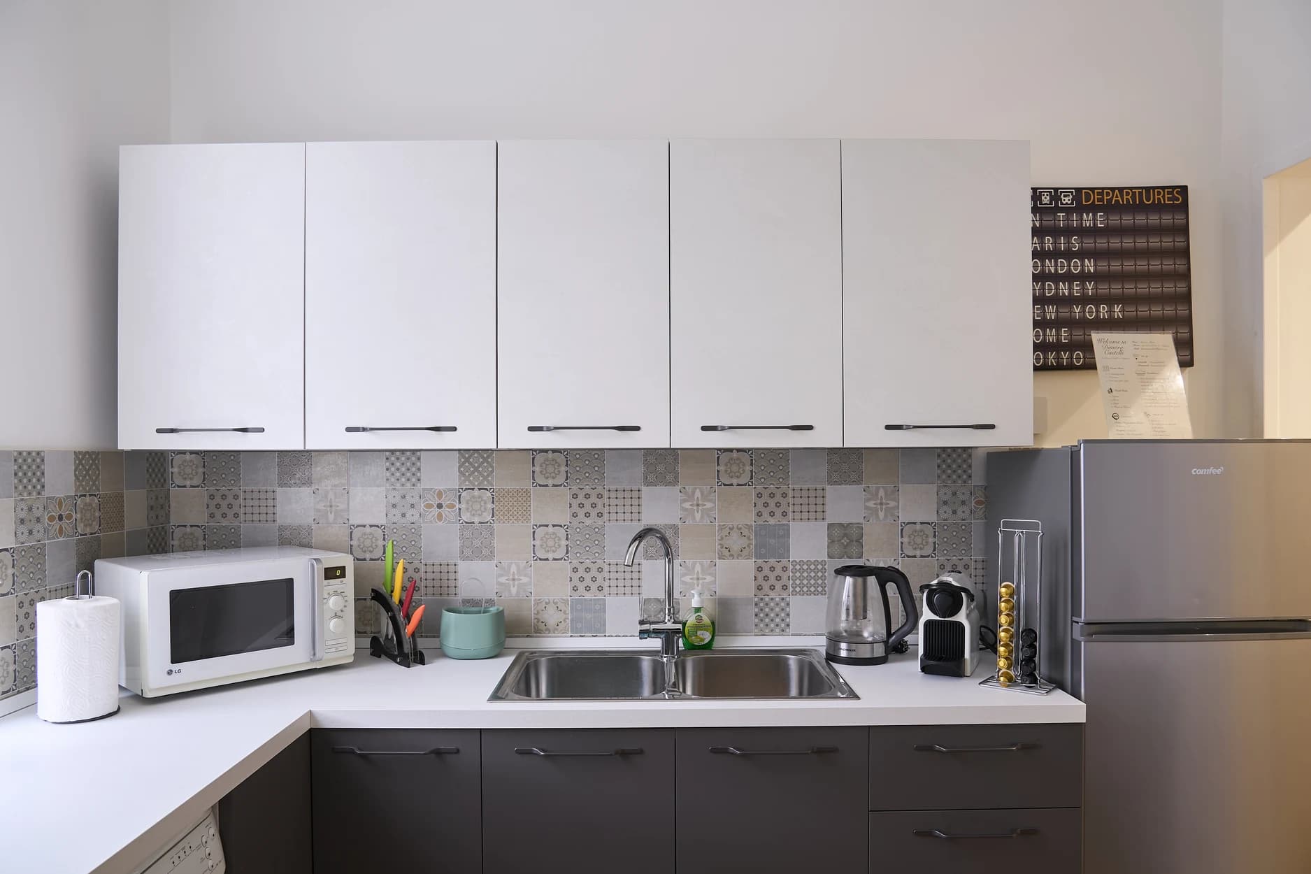 Cucina completamente attrezzata di Dimora Castelli