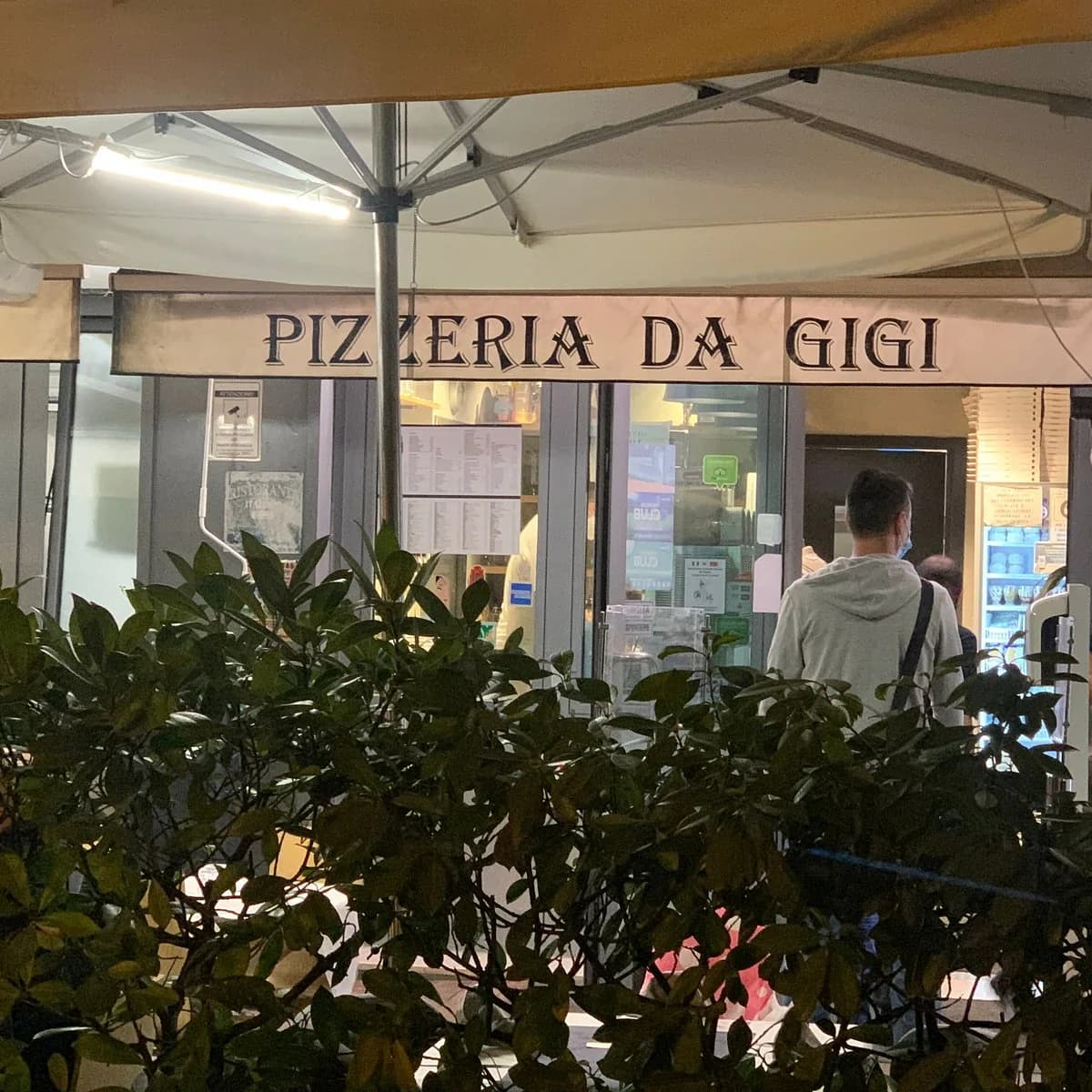 Ingresso della pizzeria e ristorante Da Gigi a Marghera