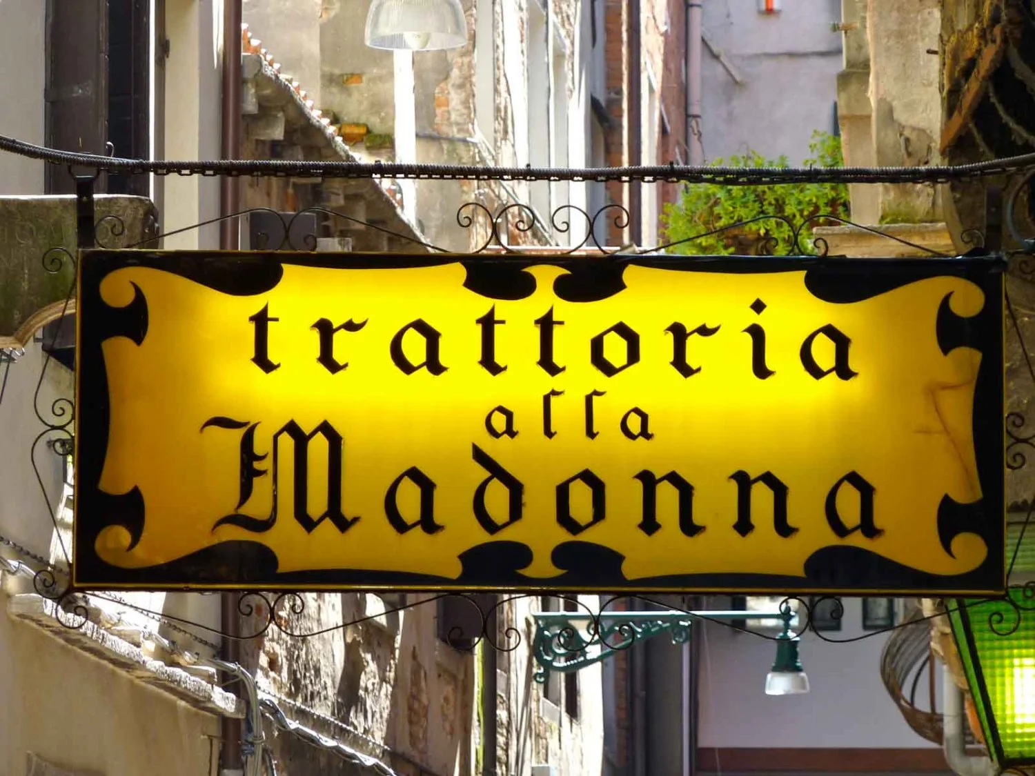 Trattoria alla Madonna vicino a Rialto a Venezia
