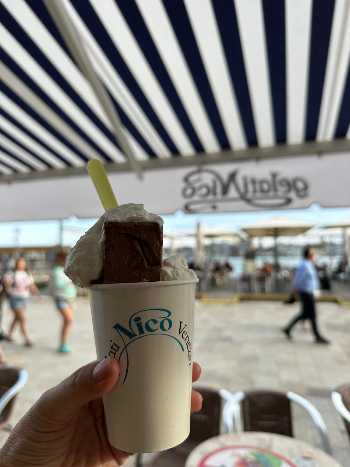 Gianduiotto della Gelateria Nico alle Zattere a Venezia