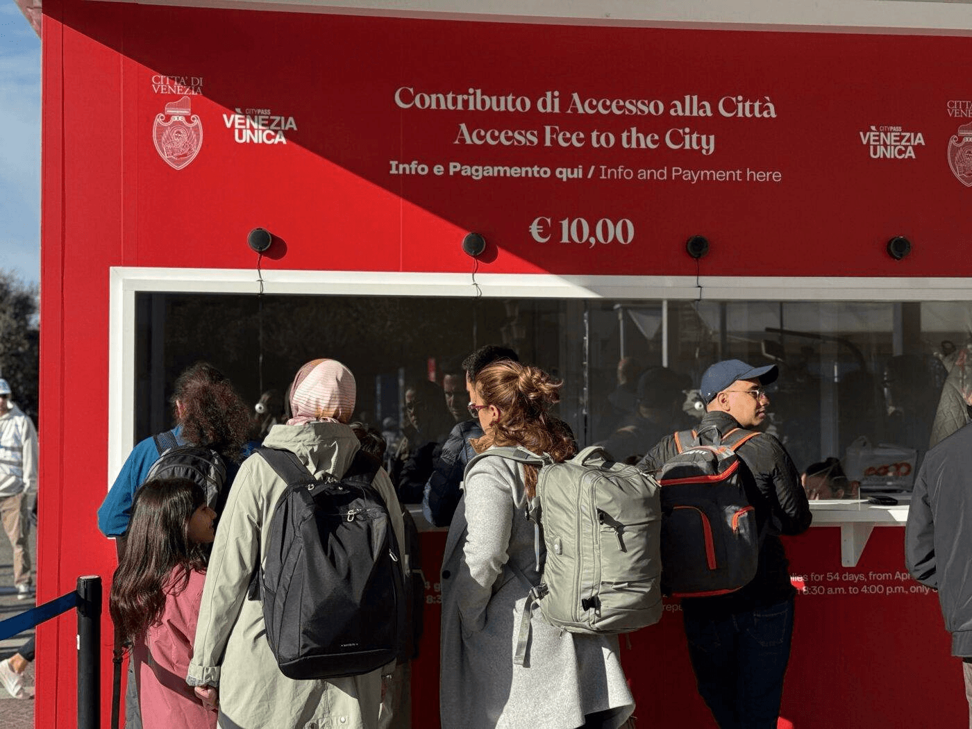 Contributo di Accesso a Venezia: punto informativo per i visitatori