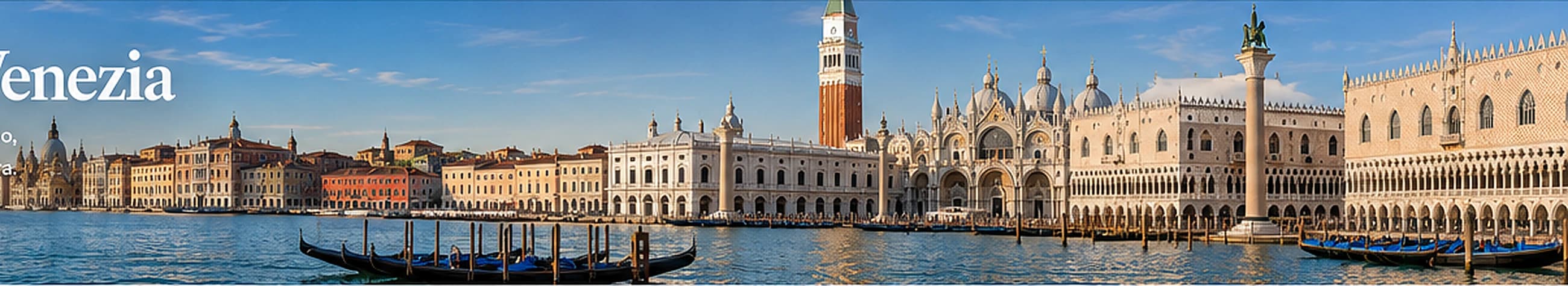 Piazza San Marco e il Bacino di San Marco a Venezia