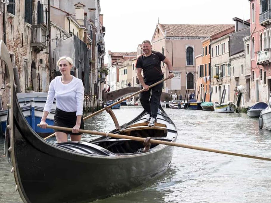 Lezione di voga alla veneta con Row Venice