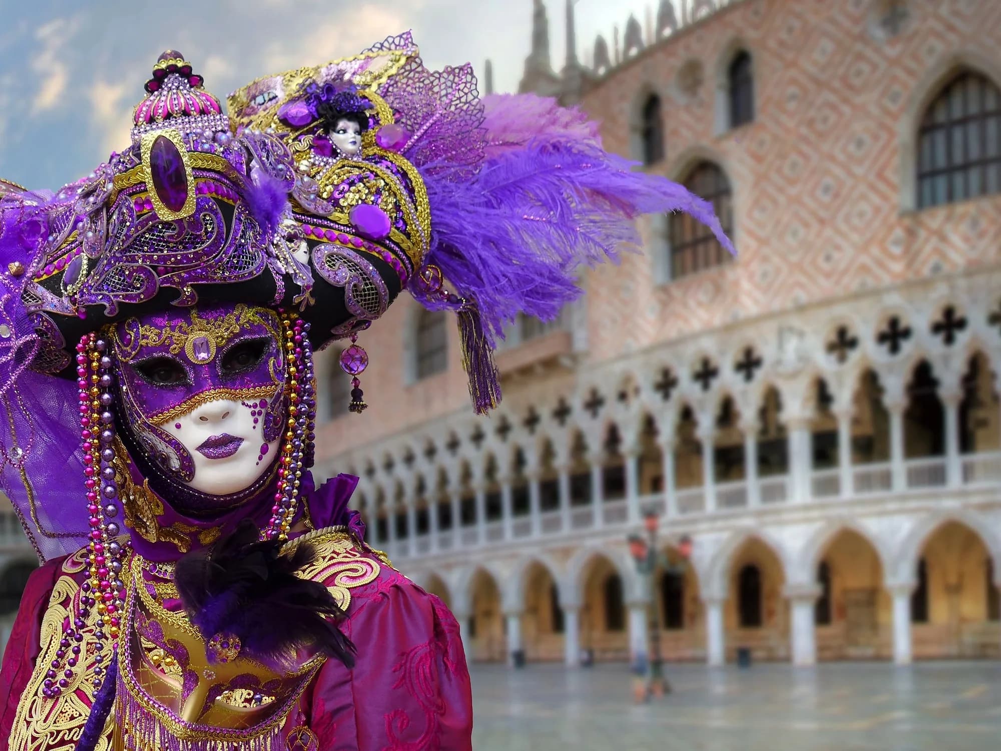 Maschere e atmosfera del Carnevale di Venezia