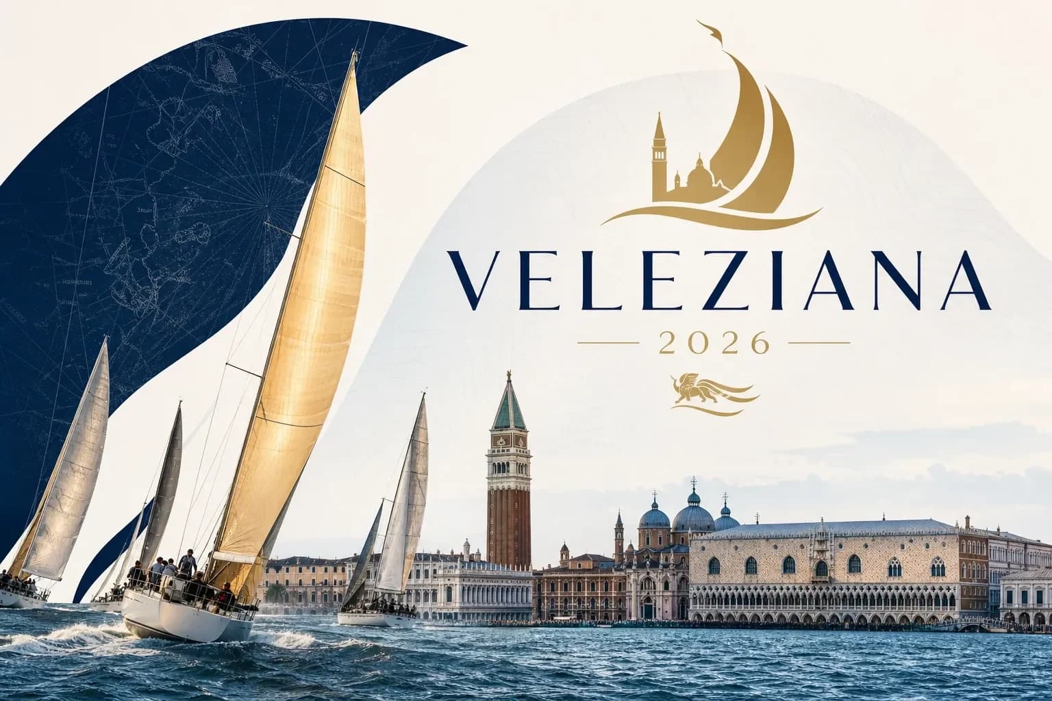 Barca a vela nella laguna di Venezia