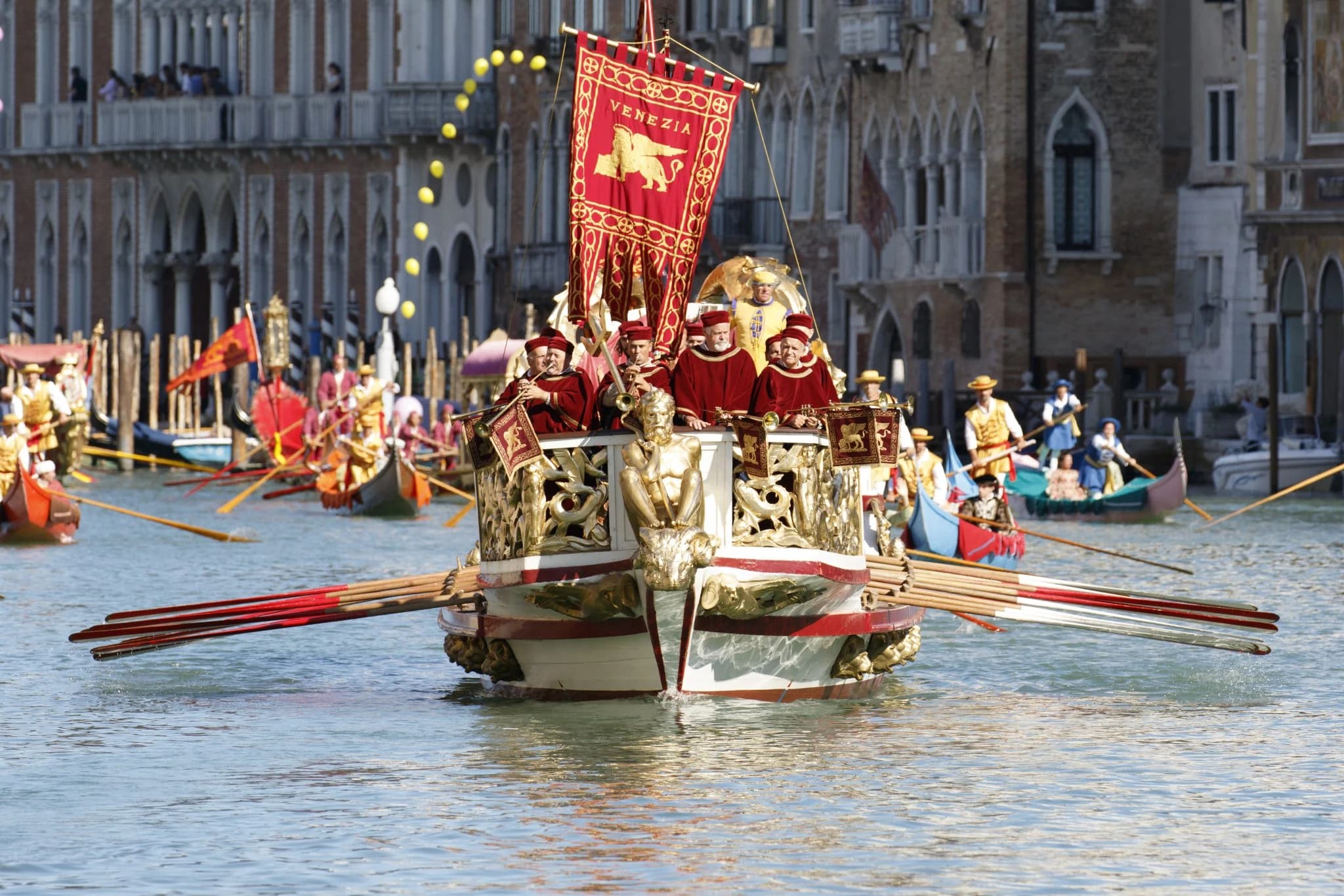 Corteo storico della Regata Storica sul Canal Grande