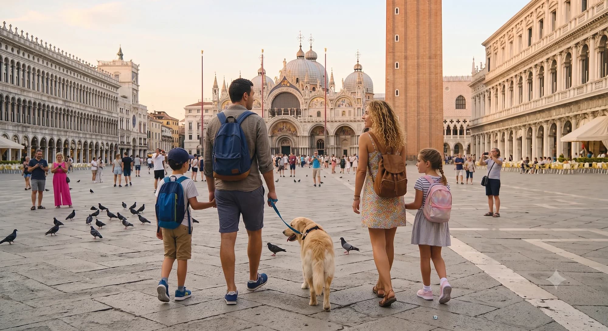 Visita di Venezia con un cane tra calli e campi